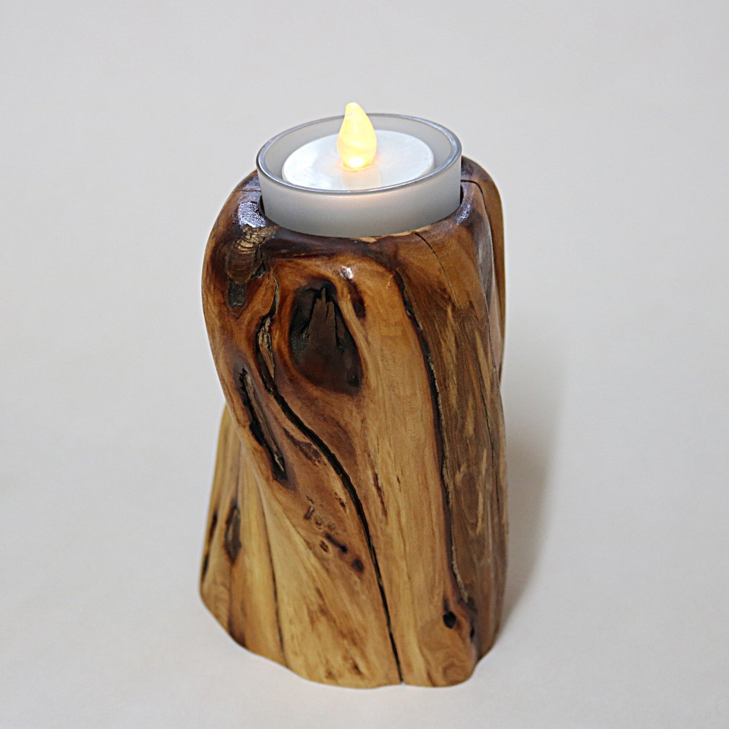 Manzanita Candle Holder Natural Harwood Candle Holder Handcrafted Candle Holder