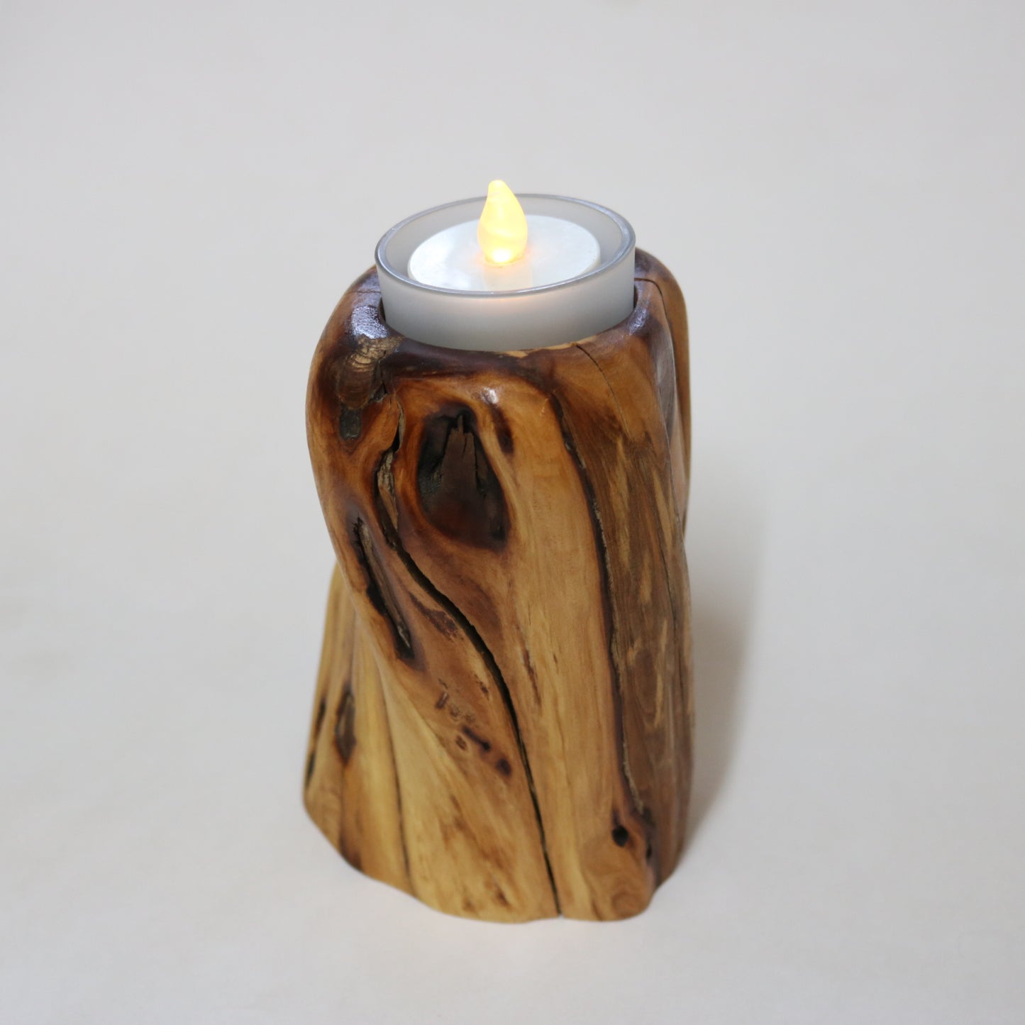 Manzanita Candle Holder Natural Harwood Candle Holder Handcrafted Candle Holder