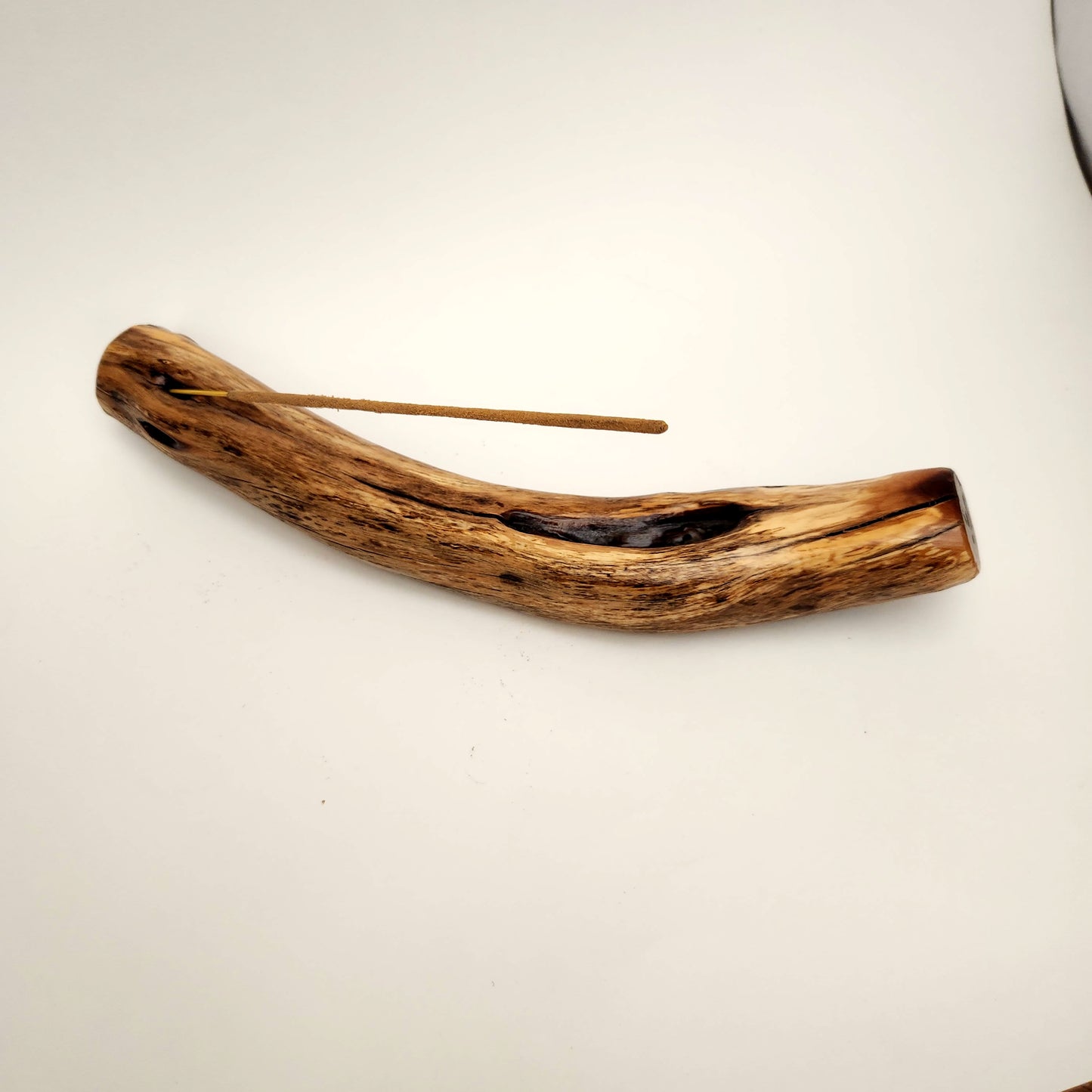 Incense Holder-Manzanita Wood Incense Stick Holder- Handcrafted Oregon Hardwood