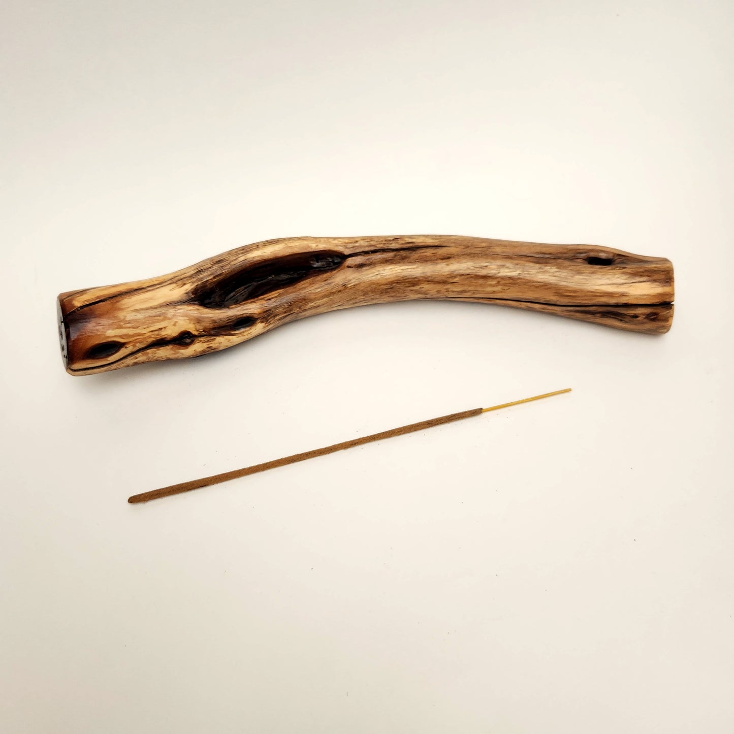 Incense Holder-Manzanita Wood Incense Stick Holder- Handcrafted Oregon Hardwood