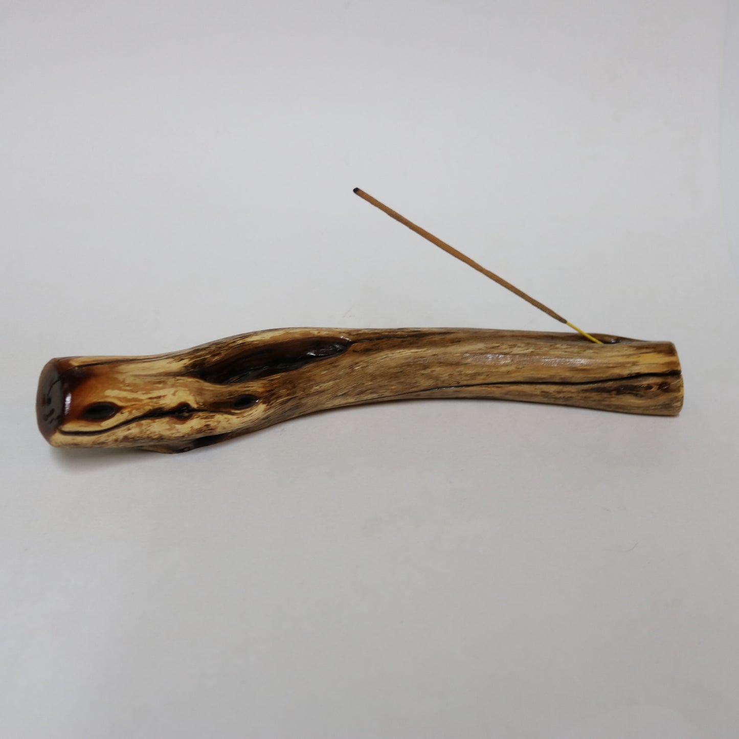 Incense Holder-Manzanita Wood Incense Stick Holder- Handcrafted Oregon Hardwood