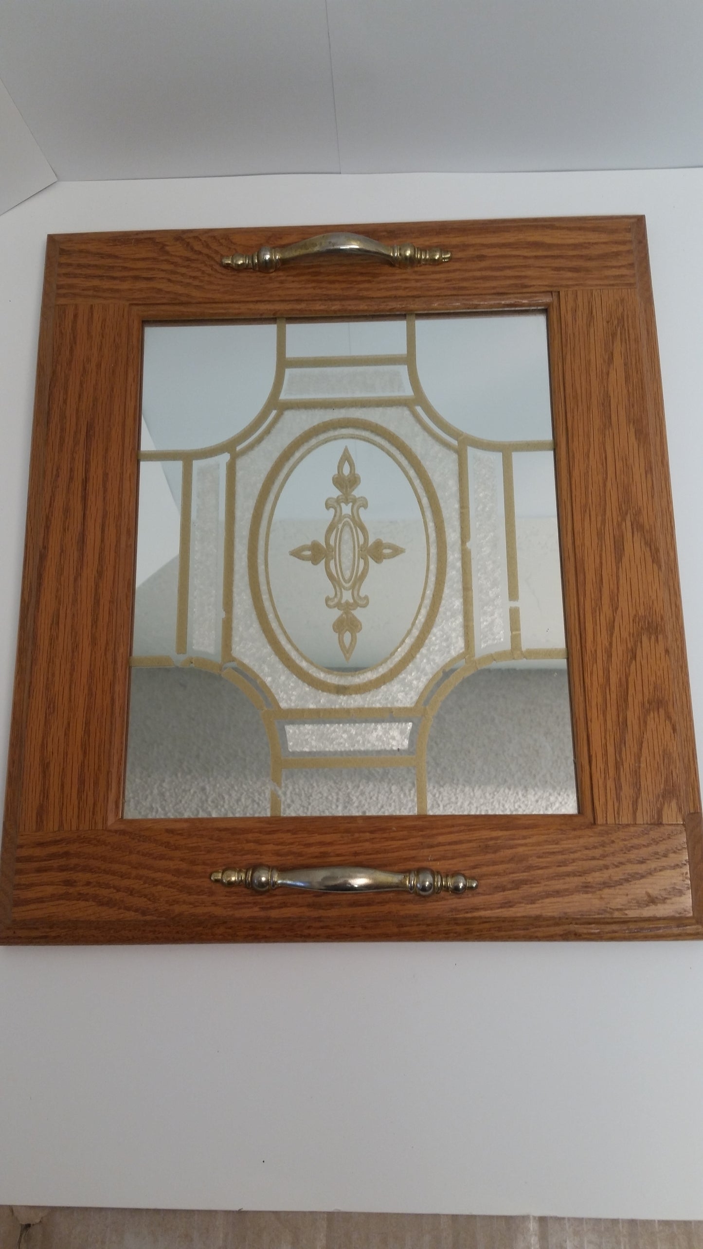 Kitchen Tray, Mirror Tray, Food Tray, Upcycled Oak Kitchen Tray