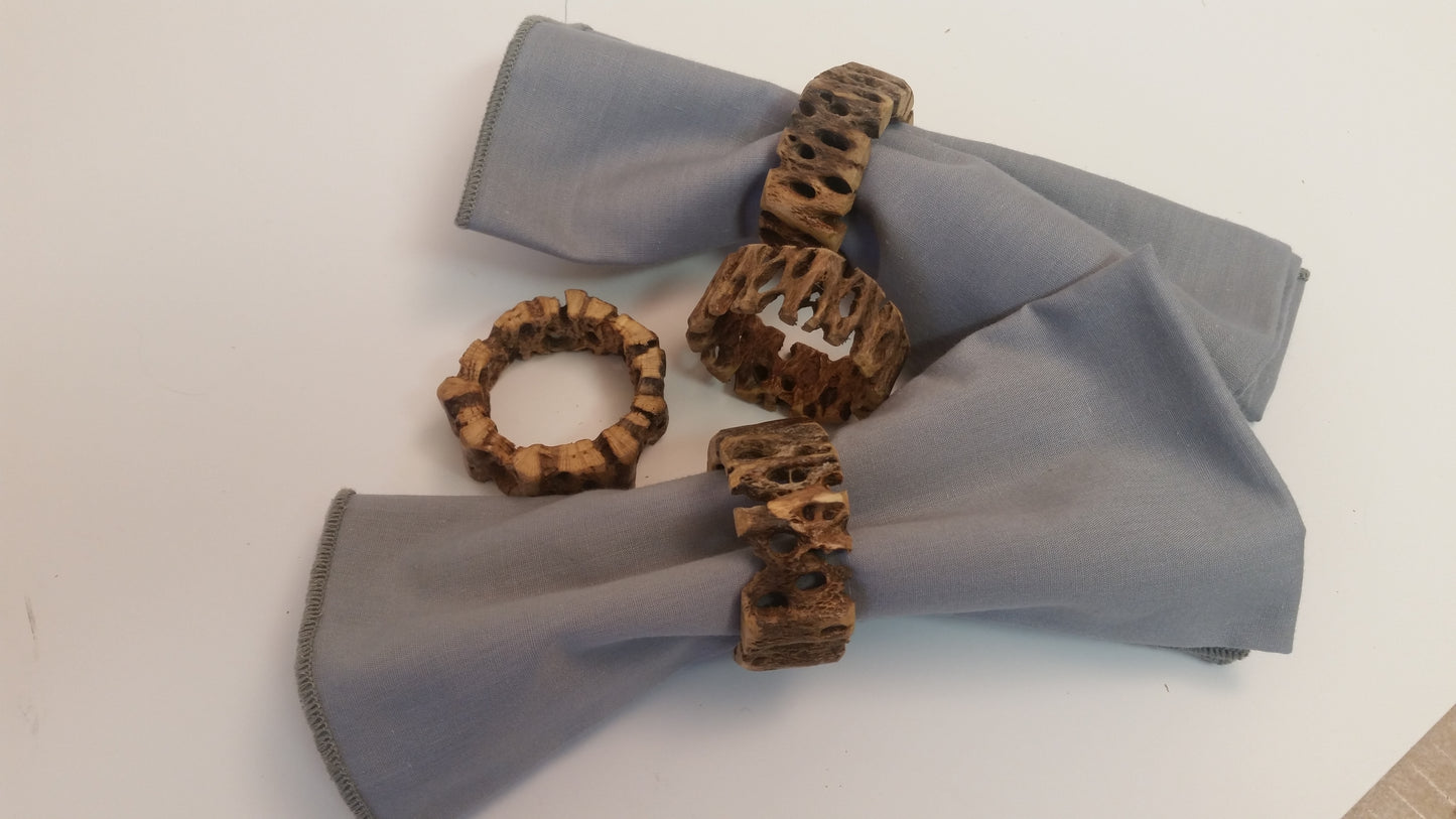 Napkins Rings-Napkin Holders-Cholla Cactus Napkin Holders-Rustic Wedding Table Decor