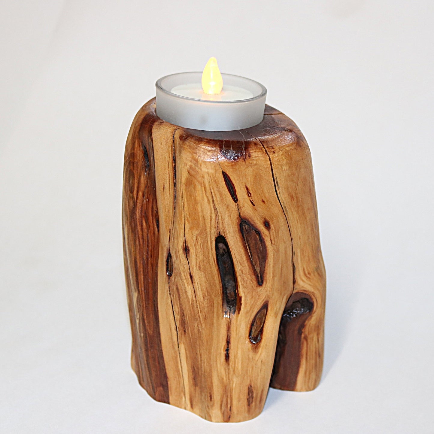 Manzanita Candle Holder  Natural Harwood Candle Holder  Handcrafted Candle Holder