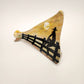 Western Cowboy Theme Artwork Painting, on a Deer Shoulder (scapula) Bone