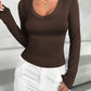 Lovelet V-Neck Long Sleeve T-Shirt