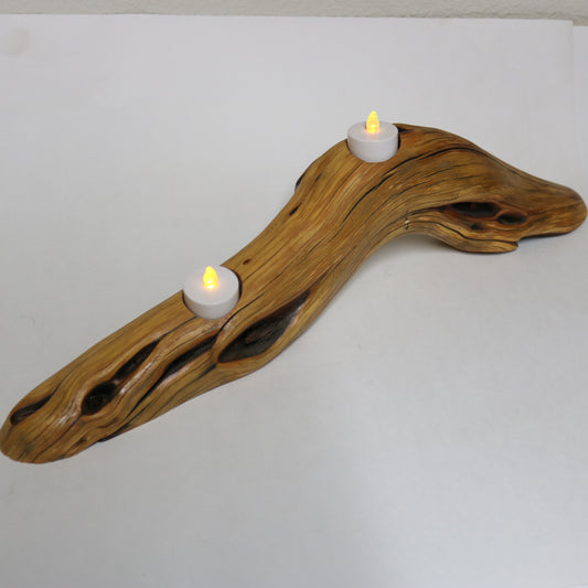 Manzanita Candle Holder,  Candle Holder, Handcrafted Western Candle Holder