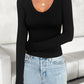 Lovelet V-Neck Long Sleeve T-Shirt