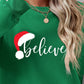 BELIEVE Graphic Long Sleeve Sweatshirt