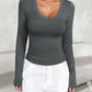 Lovelet V-Neck Long Sleeve T-Shirt