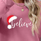 BELIEVE Graphic Long Sleeve Sweatshirt