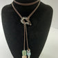 Women's Leather Lariat Boho Necklace