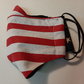Face Mask/ American Flag Face Masks/double layer quilters cotton with nose cover/washable/best fitting/ made in USA